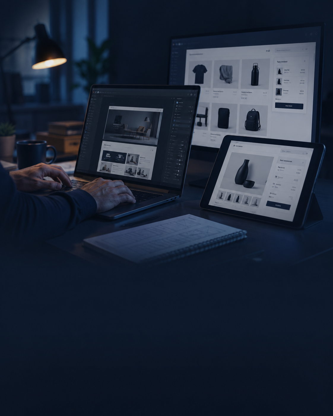 Páginas web y tiendas en línea